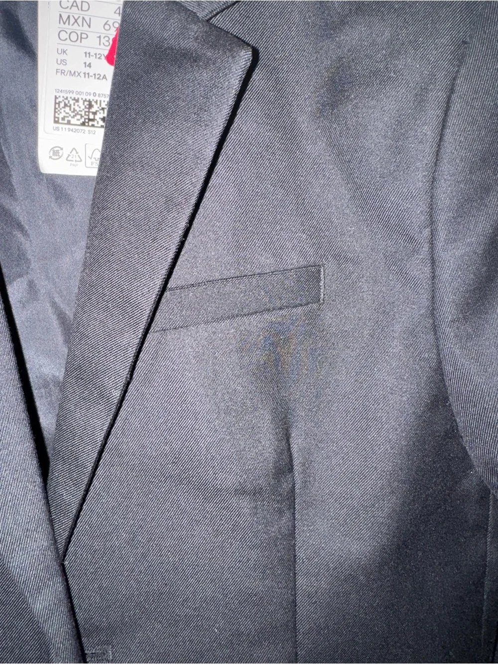 H&M Black Kids Blazer Jacket - Classic Tailored Look